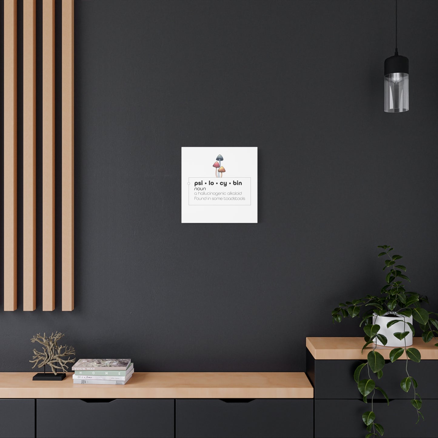 Psilocybin Defined - Stretched Matte Canvas