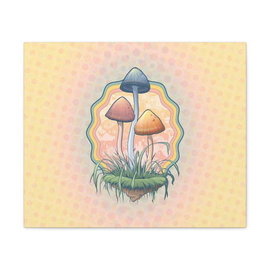 Magical Mushroom Morning - Canvas Wraps